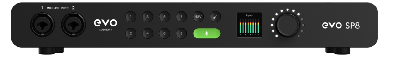 EVO SP8 en producción musical.