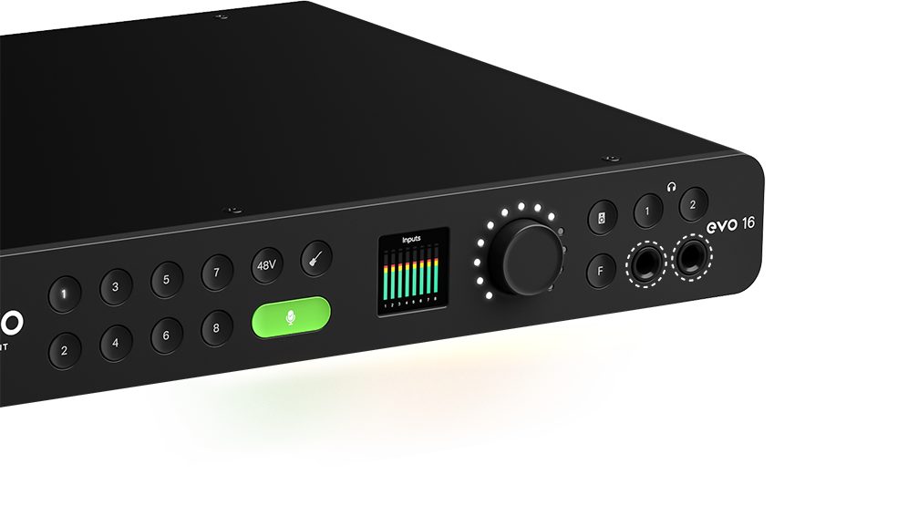 Detalle del diseño compacto y robusto de la EVO 16.