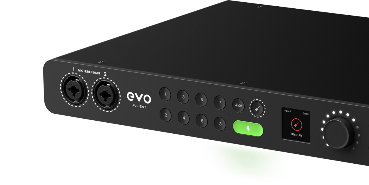 Detalle del diseño compacto y robusto de la EVO 16.