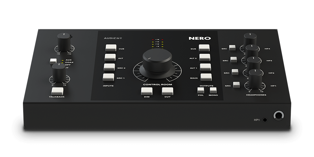 Configuración de monitoreo en estudio con Audient NERO.
