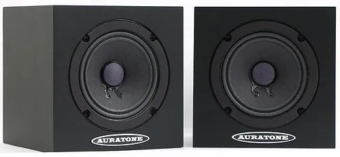 Monitores Auratone 5C + Amplificador A2-30 (Combo Color Negro)
