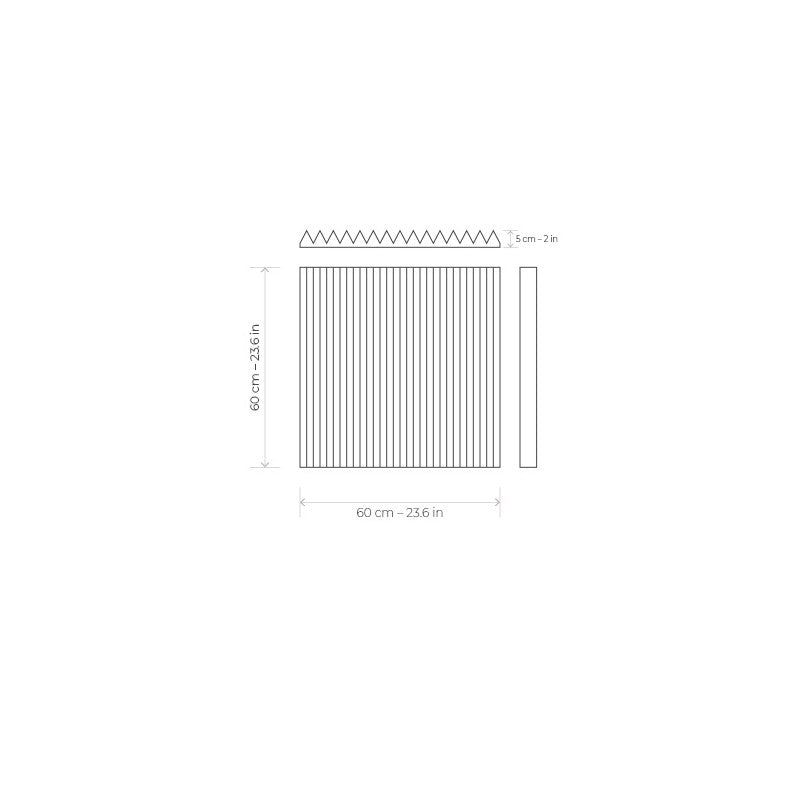 Panel acústico EZ Foam Wedges 5 (Pack x12)