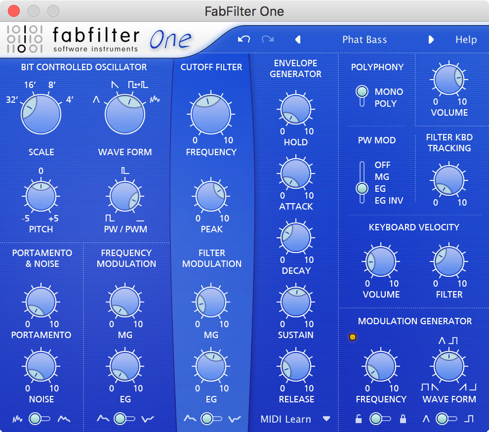 Plugin FabFilter One