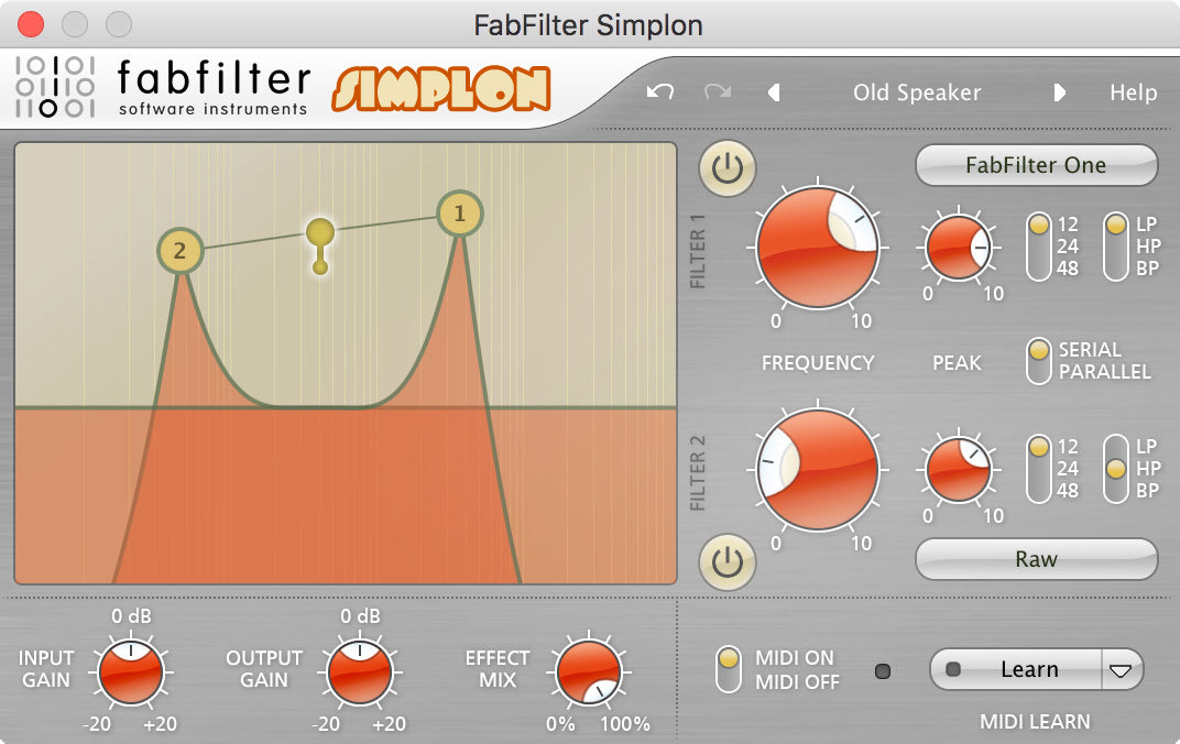 Plugin FabFilter Simplon