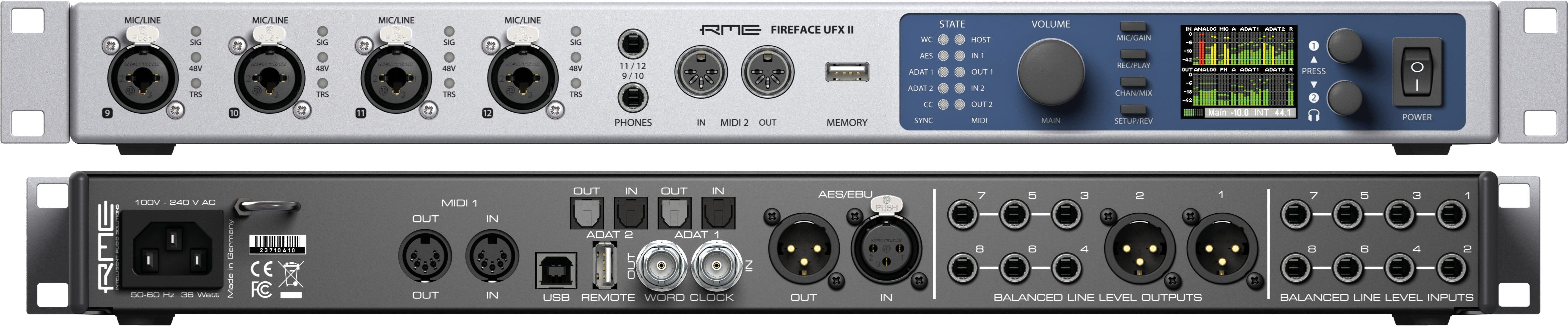 Interfaz de Audio RME Fireface UFX II