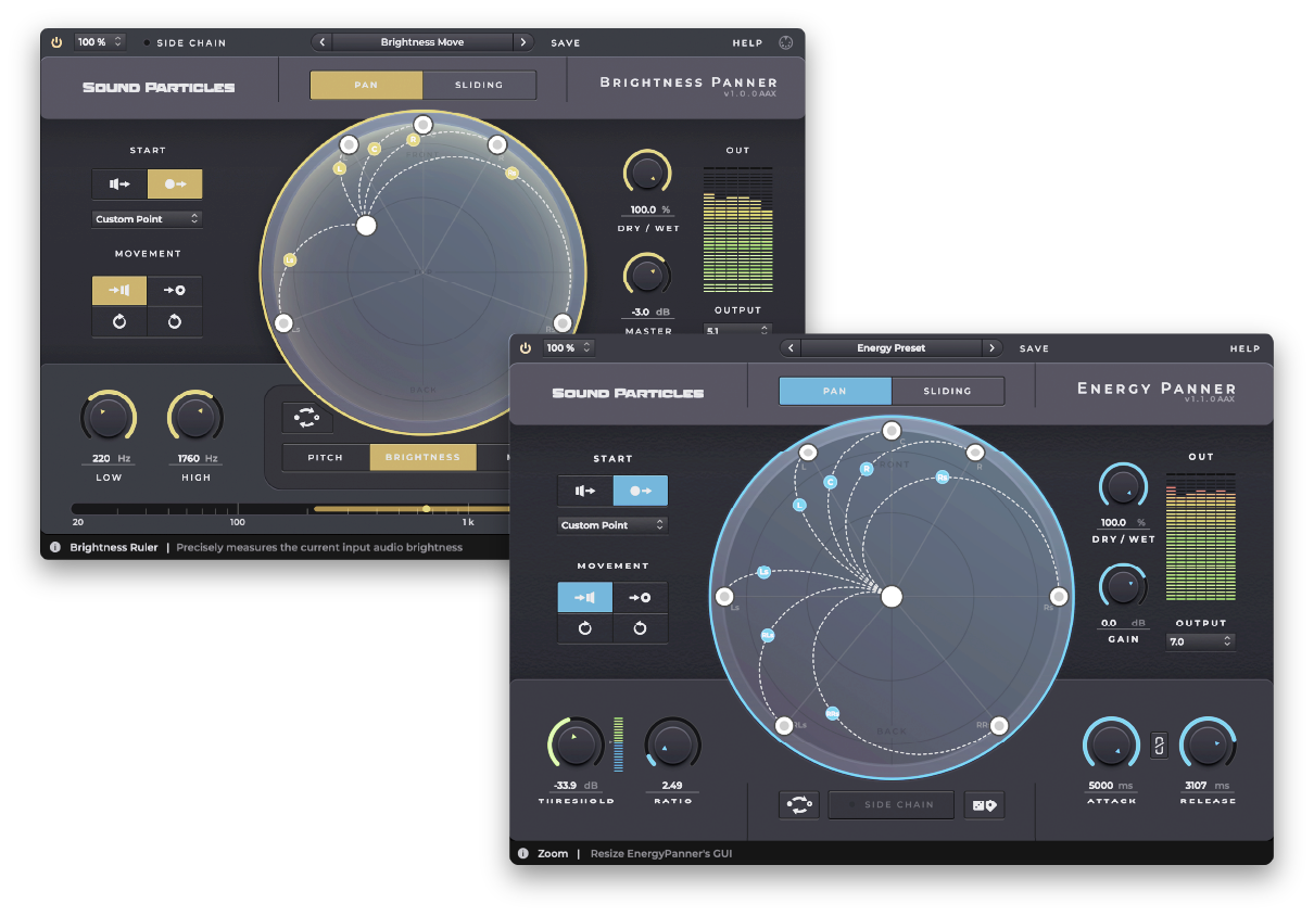 Bundle Sound Particles Panner Collection