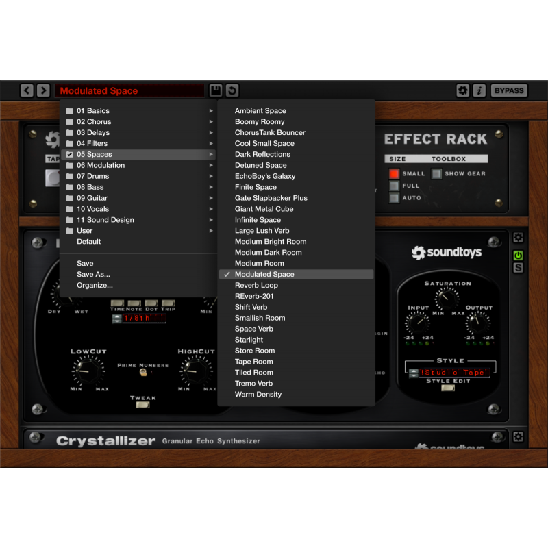 Plugin Soundtoys Effect Rack