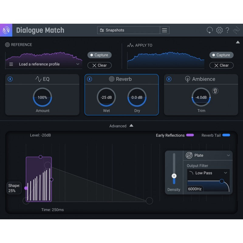 Software iZotope Dialogue Match