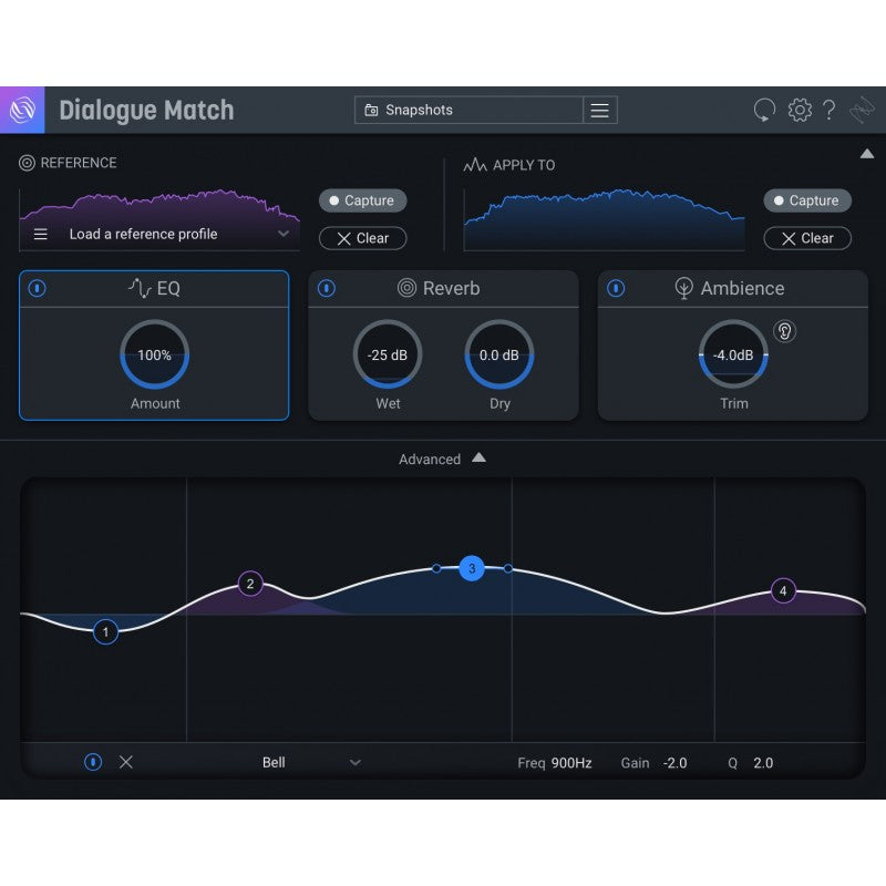 Software iZotope Dialogue Match