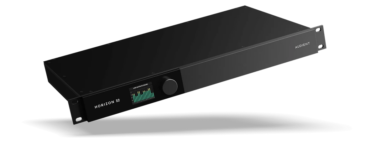 Audient Horizon 32, vista en ángulo de la unidad de rack 1U