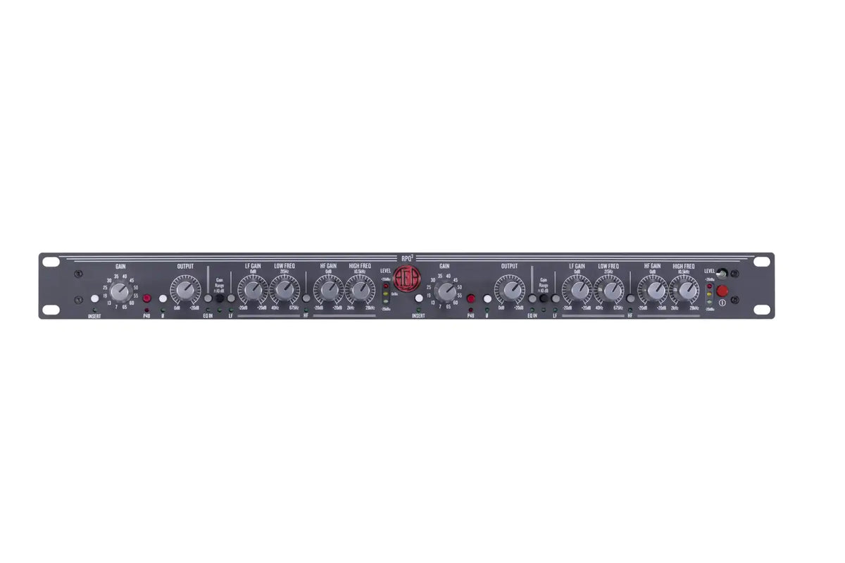 Preamplificador AEA RPQ3, vista frontal