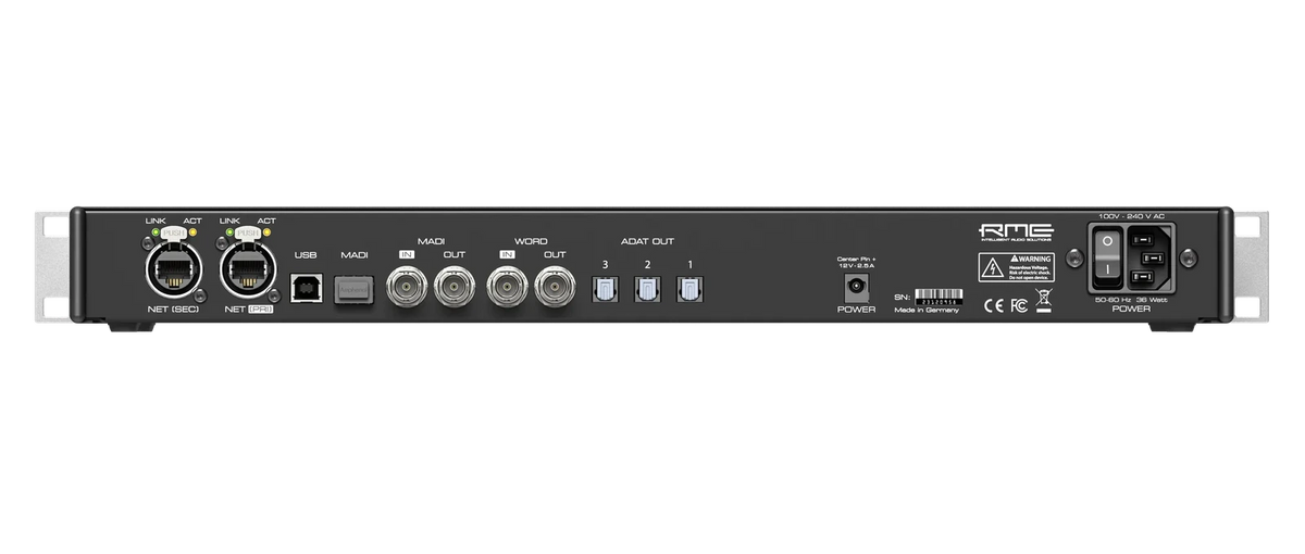 Preamplificador RME 12MIC Dante