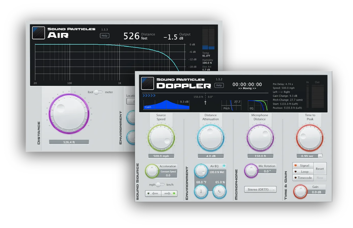 Plugins Sound Particles Doppler + AIR
