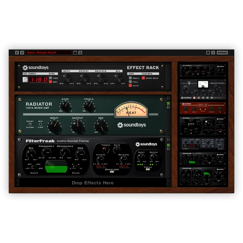 Plugin Soundtoys Effect Rack