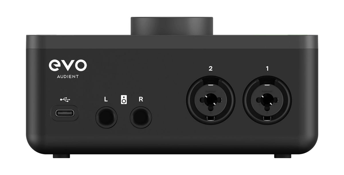 Audient EVO 4 incluida en el Start Recording Bundle.