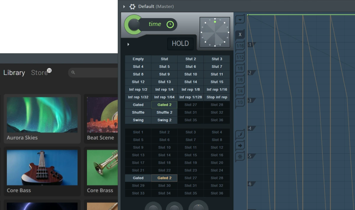Navegador de instrumentos y sonidos de FL Studio 2026