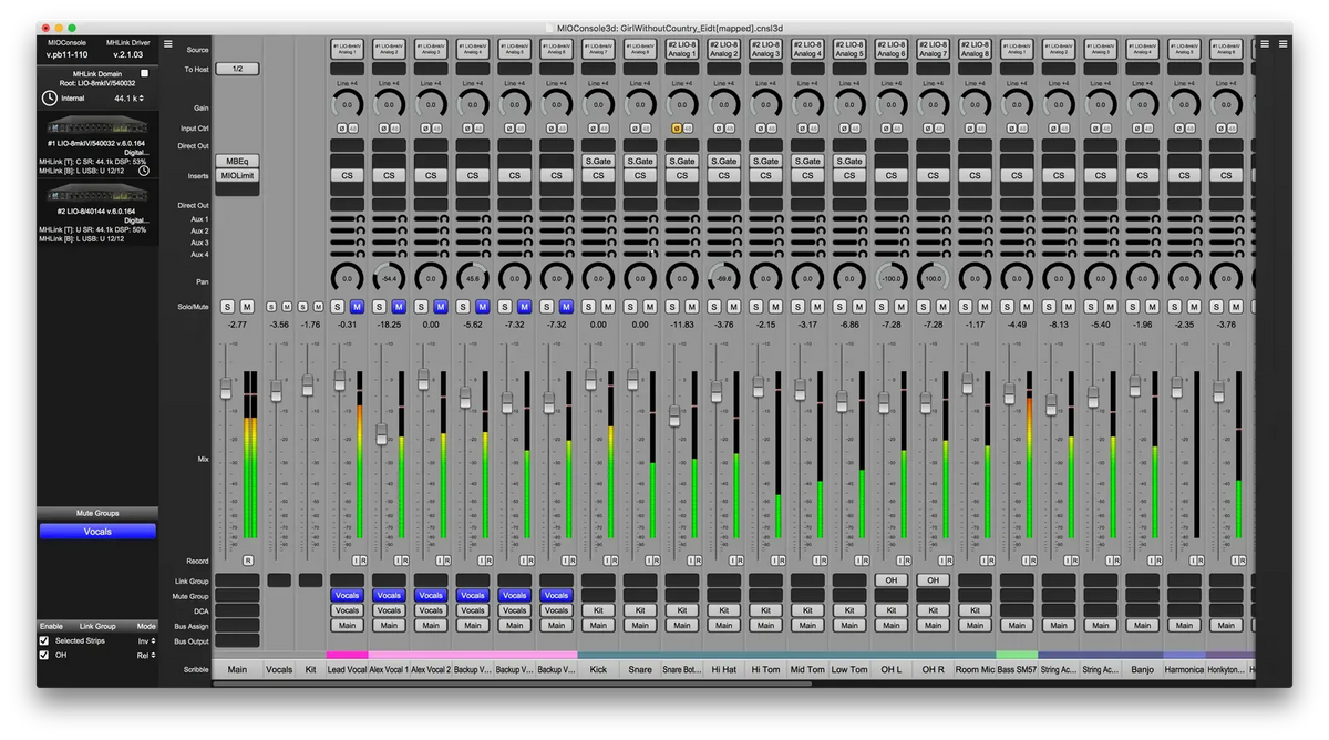 Interfaz de Audio Metric Halo LIO-8/4p mkIV