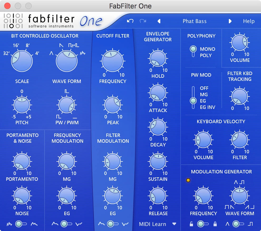 Plugin FabFilter One