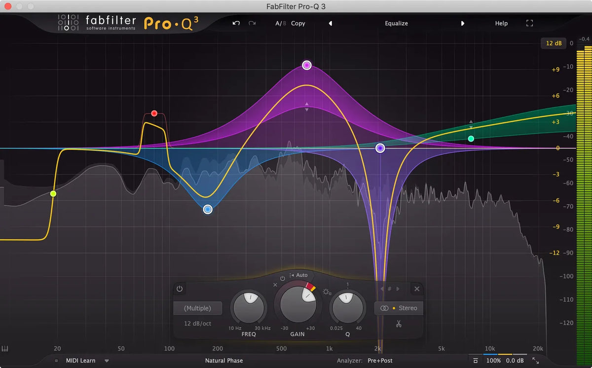 Plugin FabFilter Pro-Q 4 equalizer