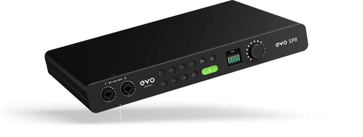 Pantalla digital y botones de control del EVO SP8.