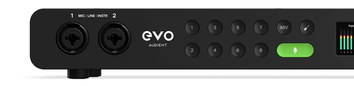 EVO SP8 en rack de producción musical.