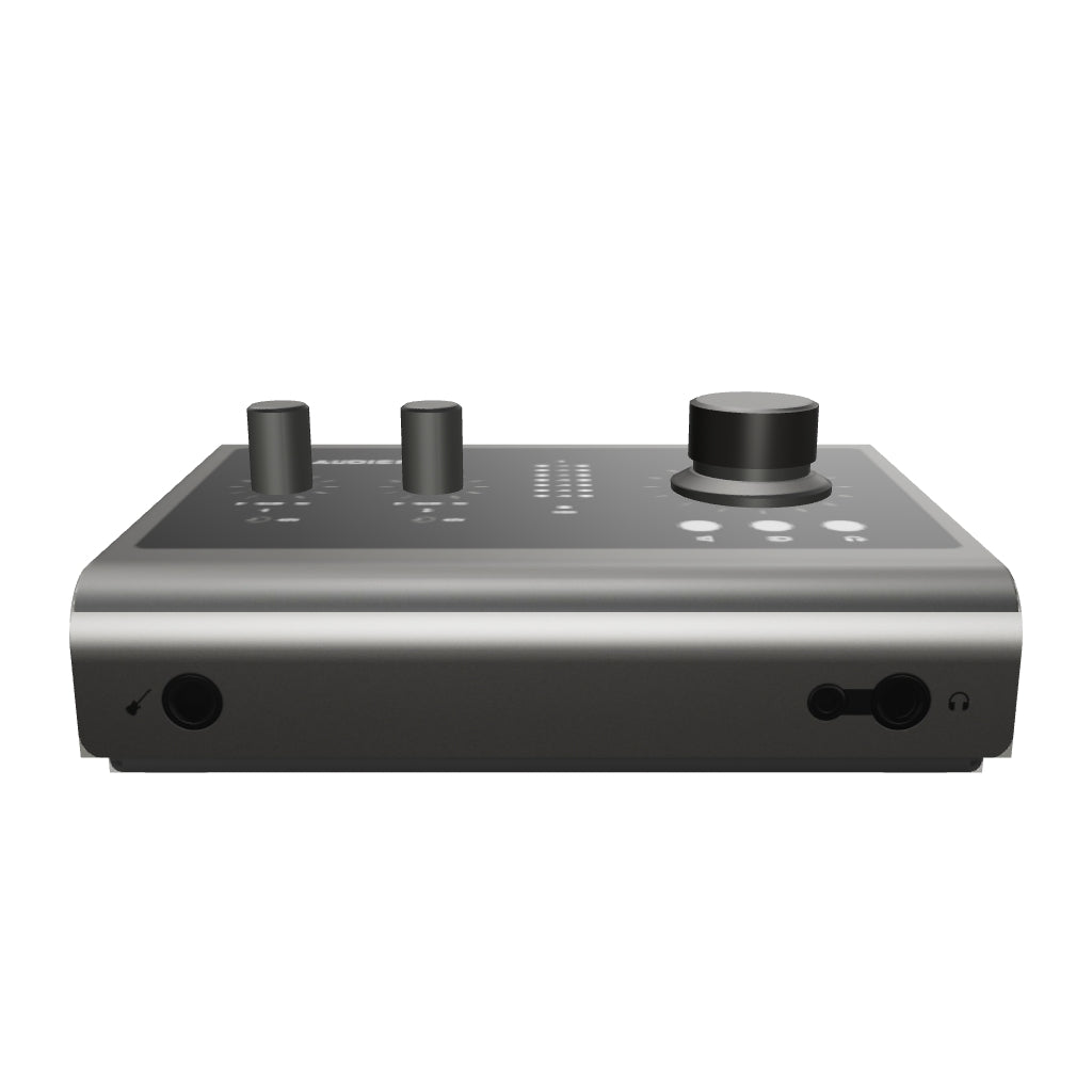 Modelo 3D a escala real de la interfaz de audio Audient iD14 MKII